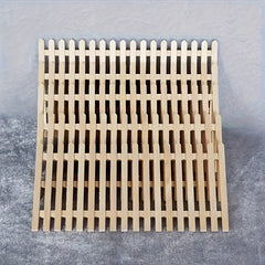 1:12 Scale Wooden Fence Model for Dollhouse & Garden Decor, DIY Photography Prop