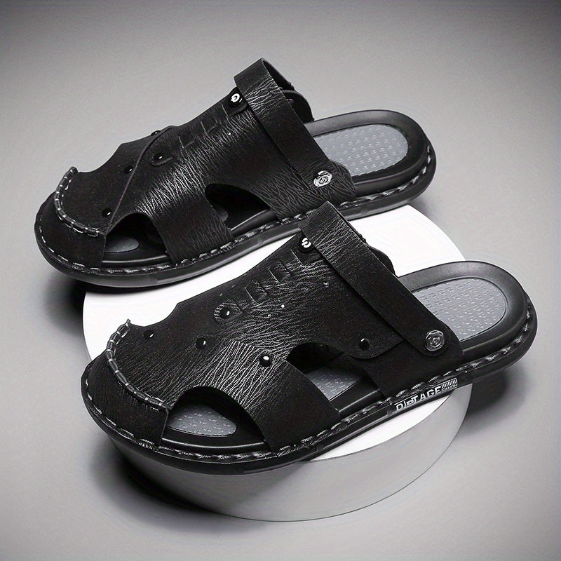 Men's Hollow Out Sandals Non Slip Closed Toe Shoes