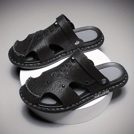 Men's Hollow Out Sandals Non Slip Closed Toe Shoes