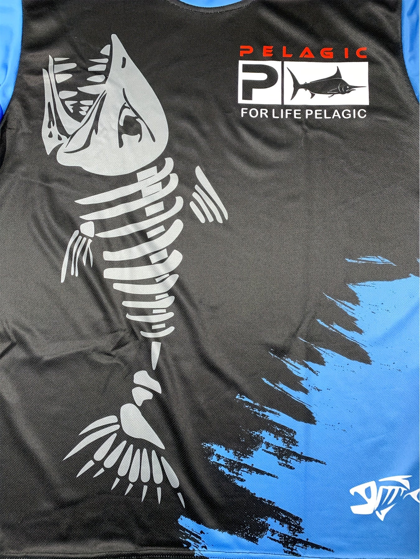 3D Fishbone Pattern Print Men's Graphic Long Sleeve T-shirt