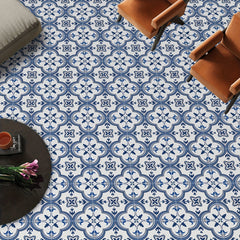 Moroccan Peel And Stick Floor Tile 0.7mm Thickness