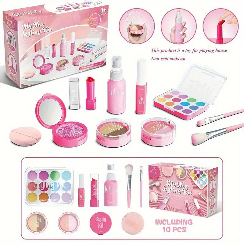 Kids Makeup Set with Theater Accessories