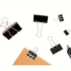 Binder Clips Paper Clamps Assorted Sizes Large Medium Small 26pcs