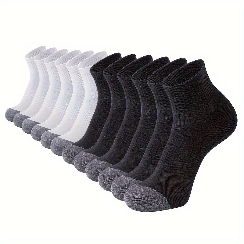 6prs Men's Mesh Breathable Ankle Socks for Sports