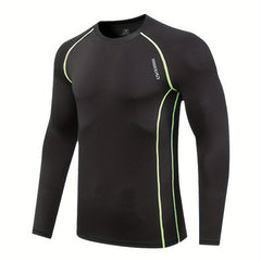 Boys Long Sleeve Sports Top Quick Drying Basketball Football Fitness Training