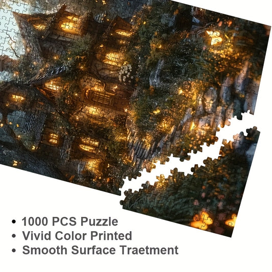 1000pcs Adult Seamless Puzzle Durable Portable Beginner Halloween