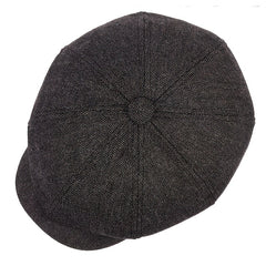 Men's Plaid Newsboy Hat Sunscreen Beret for Outdoor Use