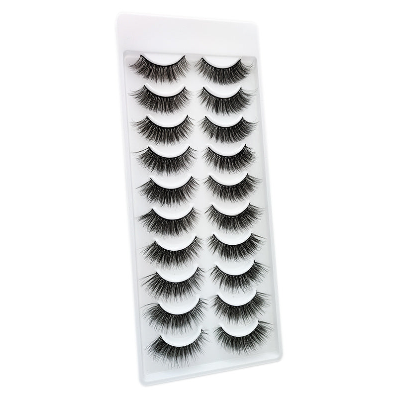 20 pairs 3D Faux Mink Eyelashes Natural Wispy Fluffy Extension Makeup