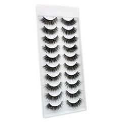 20 pairs 3D Faux Mink Eyelashes Natural Wispy Fluffy Extension Makeup