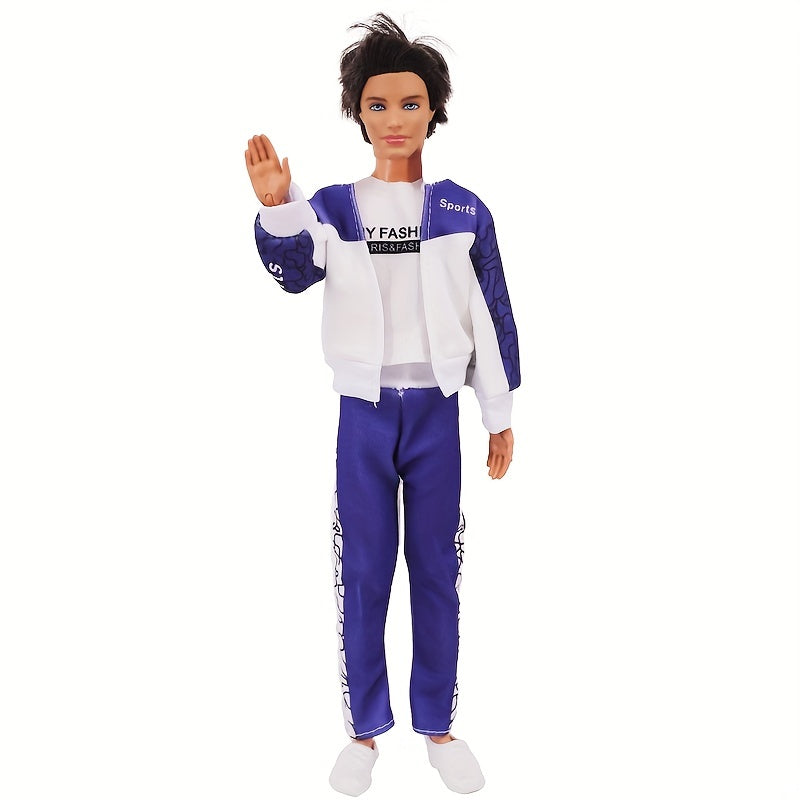 Baseball Uniform Clothes for Couple Dolls