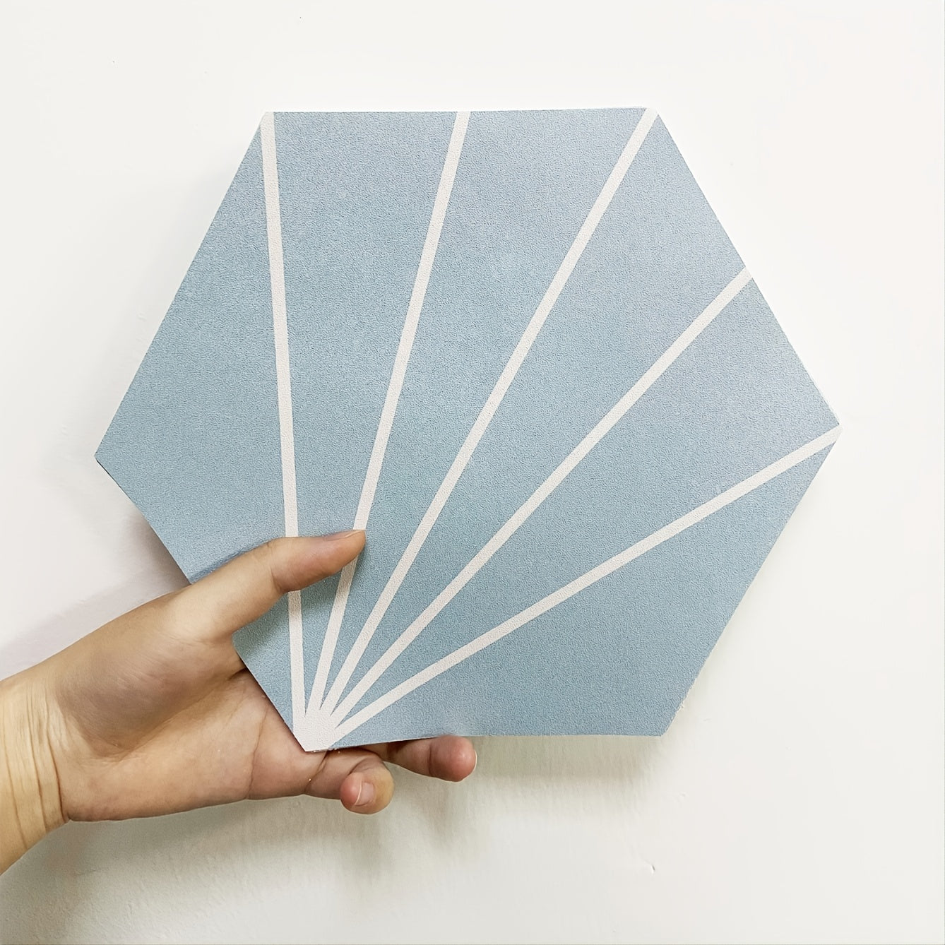 10pcs Hexagon Self Adhesive Tile Sticker, Waterproof