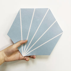 10pcs Hexagon Self Adhesive Tile Sticker, Waterproof