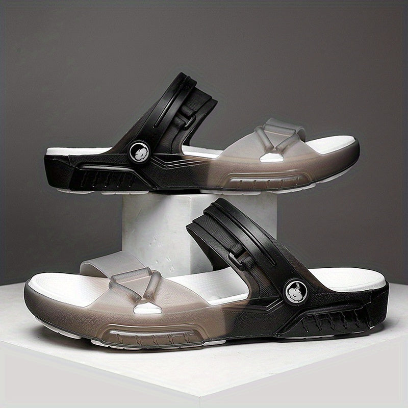 Women's Ombre Slip on Summer Slippers Quick Drying Soft Casual Slippers