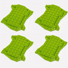 4pcs Irregular Baseplate Building Blocks for Children, Halloween Theme