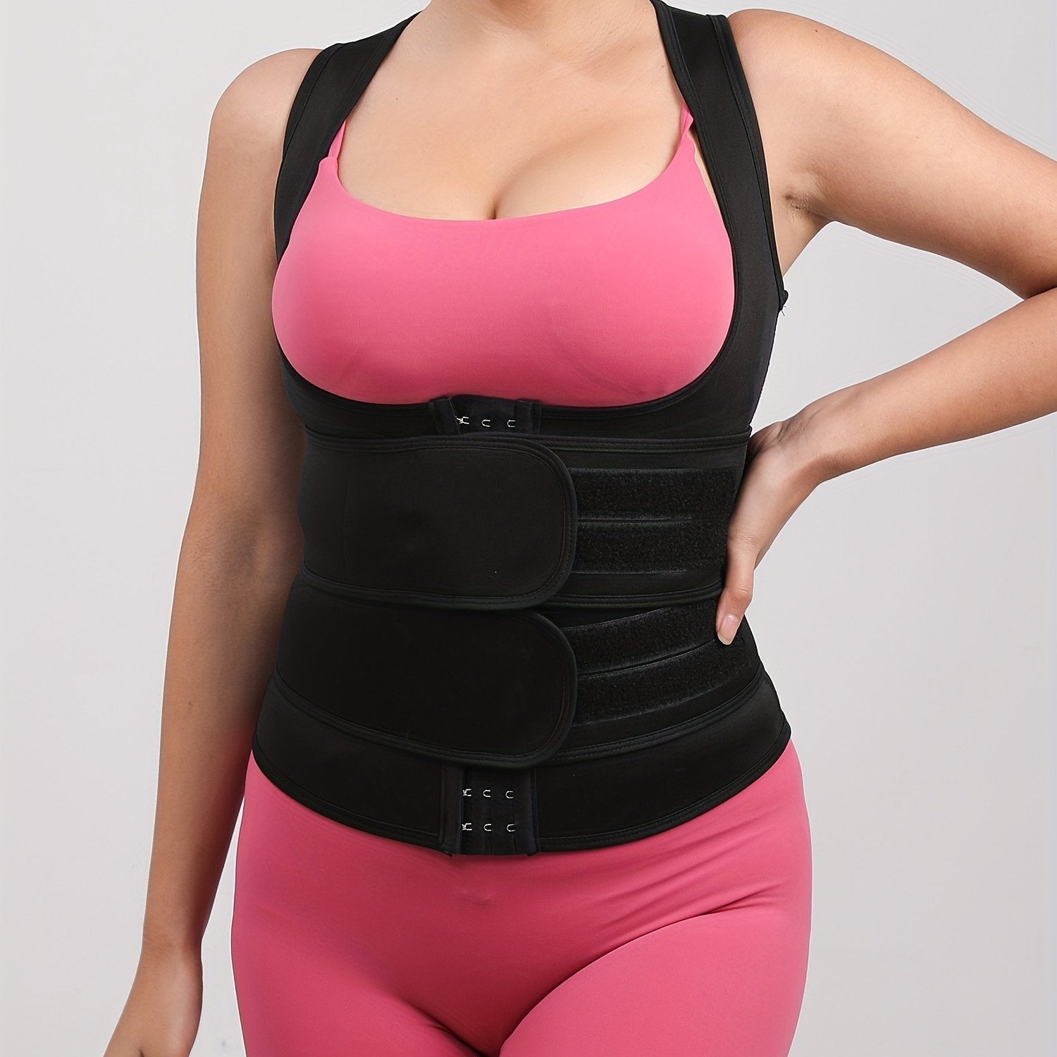 Women's Double Strap Tank Top for Tummy Control & Weight Loss