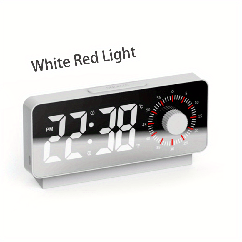 Dual Display Countdown Alarm Clock with Manager Function