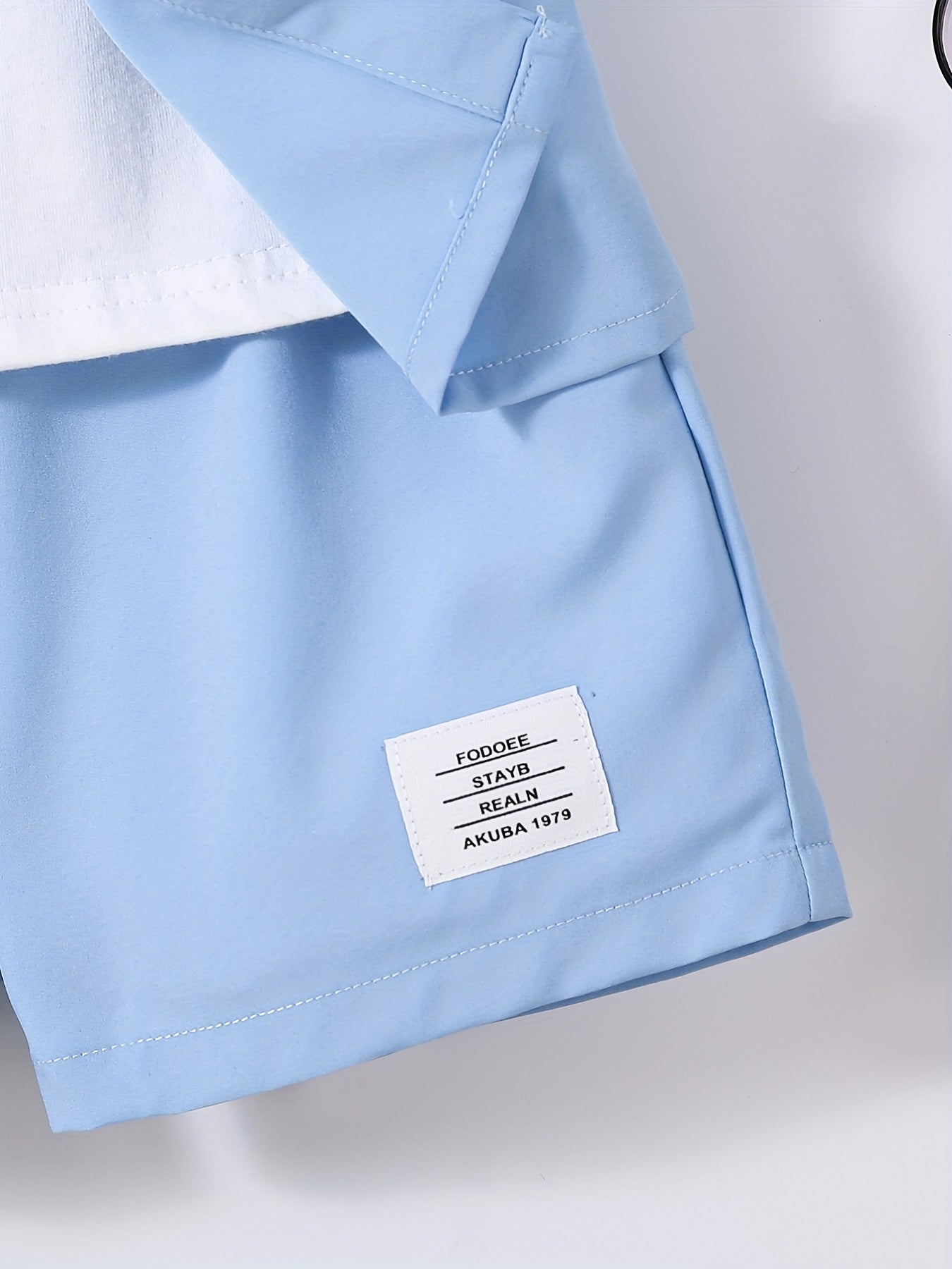 Boys Pockets Outfit Set - Comfy Shirts & Shorts for Summer