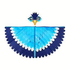 52 Cm Owl Peacock Costume Halloween Dress Up With Bird Wings Cape