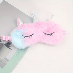 Plush Sleep Eye Mask for Travel Random