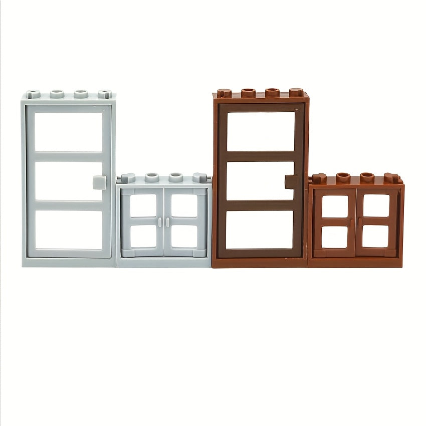 Building Blocks Window and Door Set for Castle Gate City House