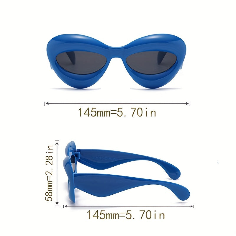 Y2K Cat Eye Sunglasses For Women Men UV400