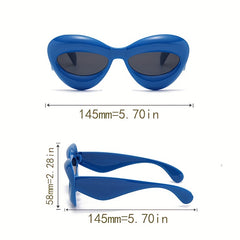 Y2K Cat Eye Sunglasses For Women Men UV400