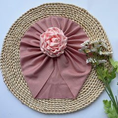 Baby Girls Flowers Cap Hat Soft Hair Wrap Head Accessories