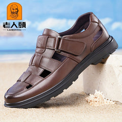Men's Durable Non Slip Outdoor Sandals Hook And Loop Fastener