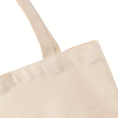 Thickened Canvas Portable Shopping Bag Blank DIY