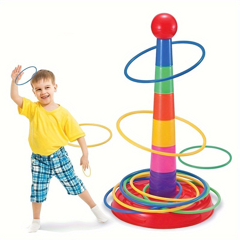 Interactive Throwing Loop Tower Game