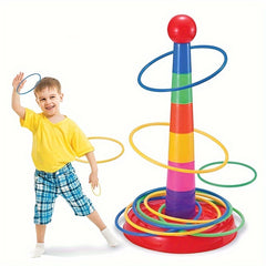 Interactive Throwing Loop Tower Game