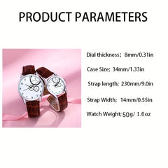 Romantic Couple Digital Quartz Watch Set