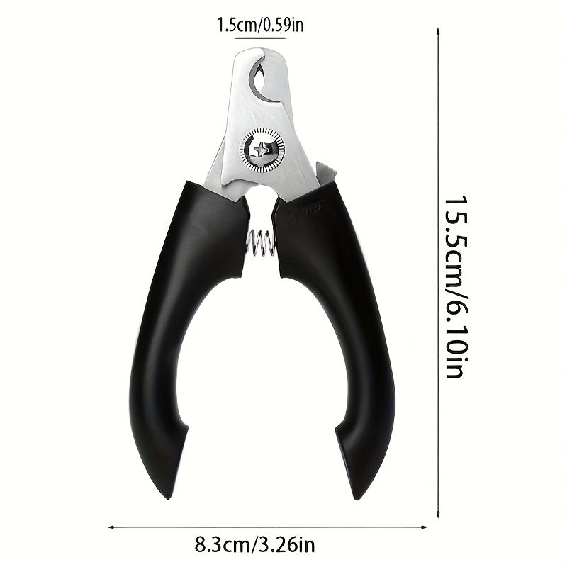 Stainless Steel Pet Nail Clippers for Cats and Dogs