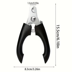 Stainless Steel Pet Nail Clippers for Cats and Dogs