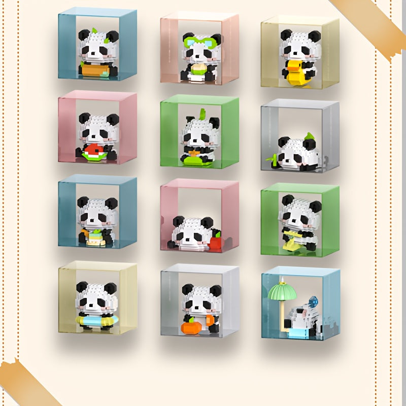 Panda Building Block Ornament Holiday Gift