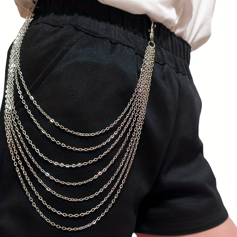 Retro Metal Chain Waist Chain Body Chain for Men