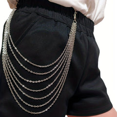 Retro Metal Chain Waist Chain Body Chain for Men