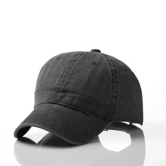 Mens Casual Solid Adjustable Baseball Cap
