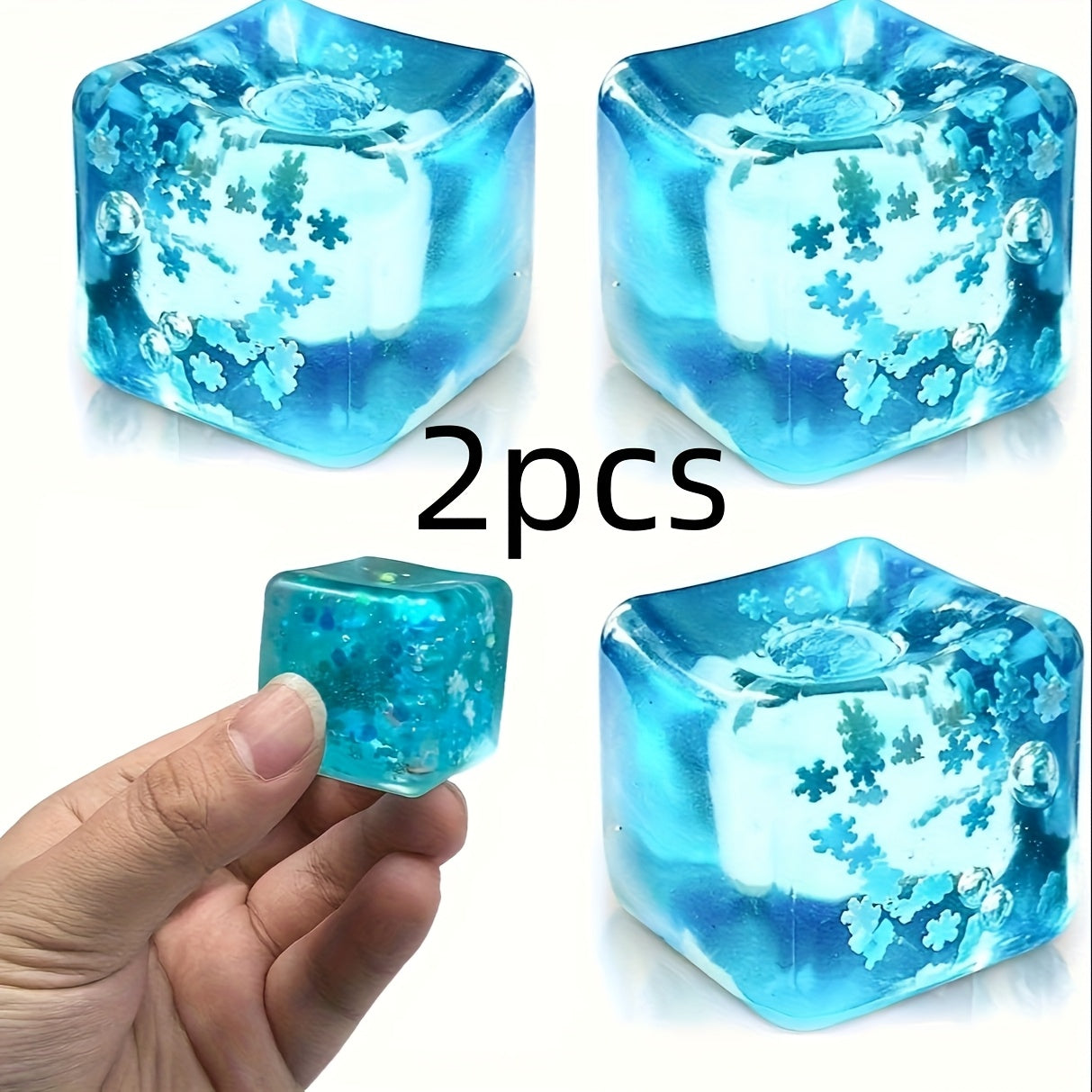Snowflake Squeeze Toy Slow Rebound Rubber Sensory Toy - Gift