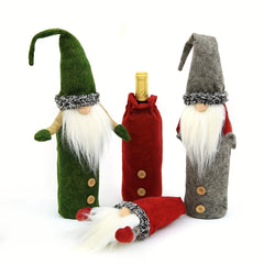 Christmas Rudolf Wine Bottle Bag Set