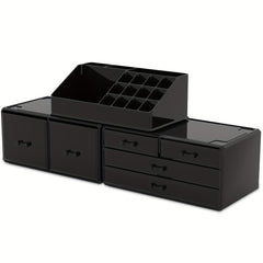 Makeup Organizer Acrylic 3 Pieces Cosmetic Storage Drawers Jewelry Display Box