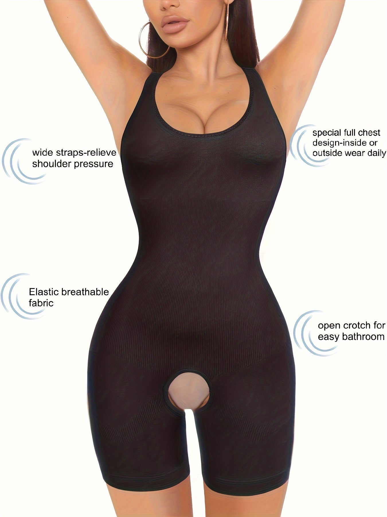 Women's Yoga Body Shaper Jumpsuit Sleeveless Sports Activewear