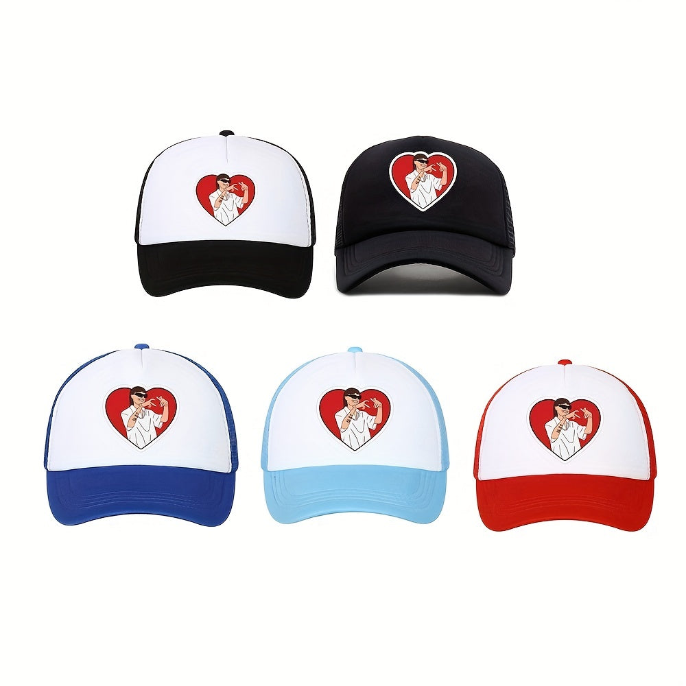 Men's Baseball Cap Outdoor Sports Casual Print Hip Hop Hat Dad Trucker Hat