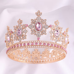Crystal Tiara Crown Rhinestones Princess Crown Prom Party Tiara