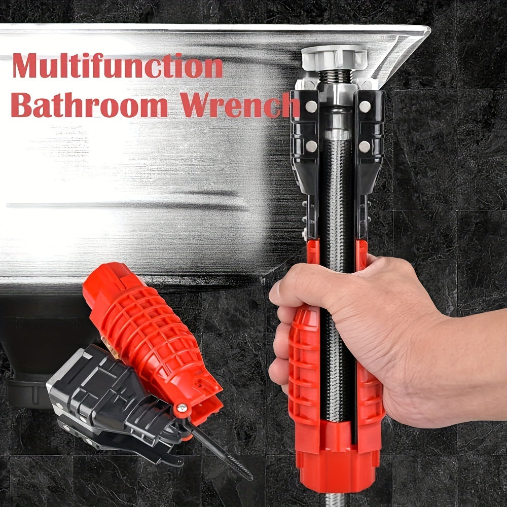 Sink Faucet Installer Wrench Repair Tool - Plumbing Tool with Gradienter