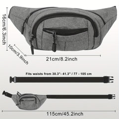 Waterproof Waist Bag Large Capacity Lightweight Outdoor Jogging Fishing Travel