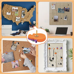 30pcs Halloween Resin Push Pins for Cork Board Photo Wall Bulletin