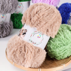 Faux Mink Fur Yarn Soft Yarn DIY Knitting Crocheting Hat Scarf Purse 100g