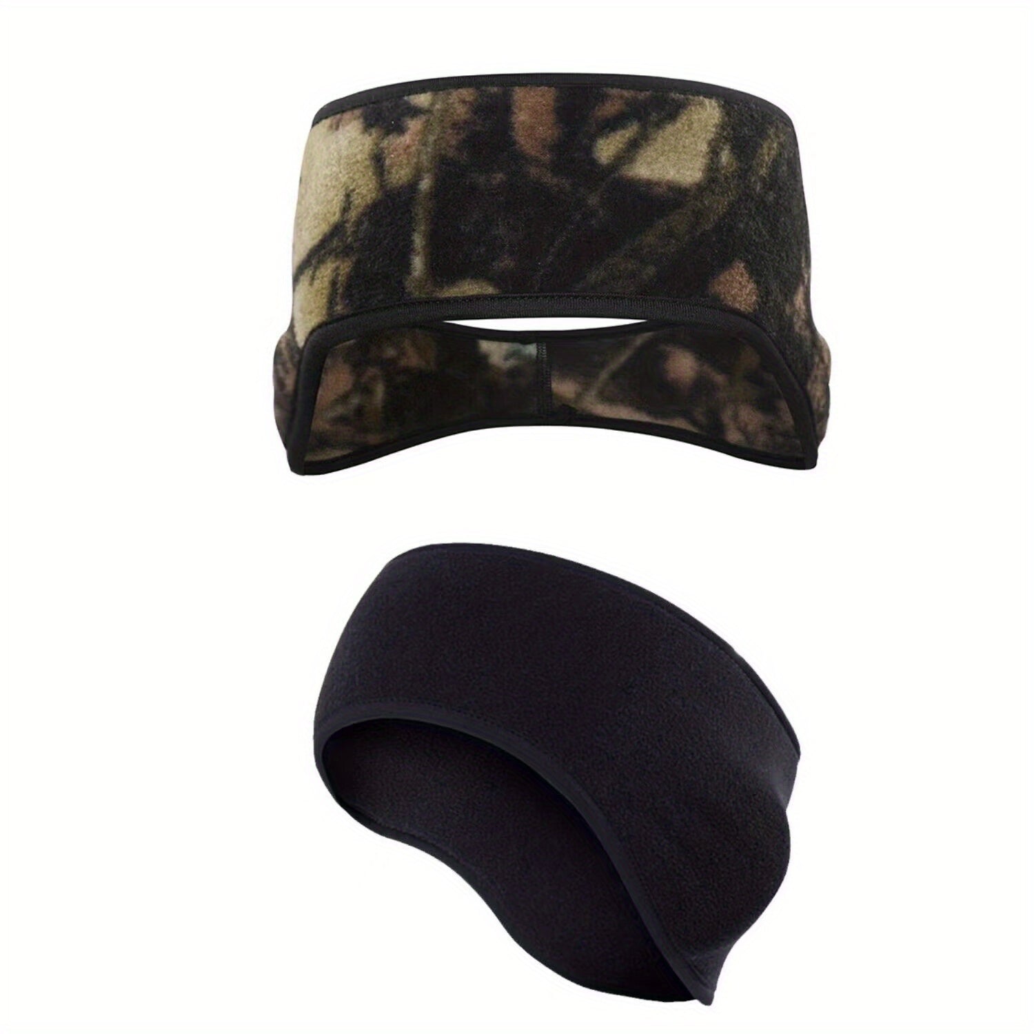 2pcs Warm Fleece Earmuffs for Running Cycling Outdoor Activities