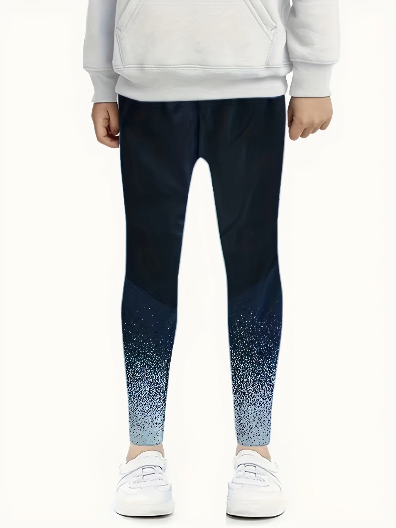 Girls Gradient Leggings Comfy Slim Leggings All Seasons